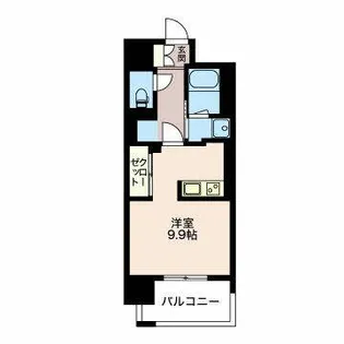 エクセレンス三蔵【0902号室】の間取り