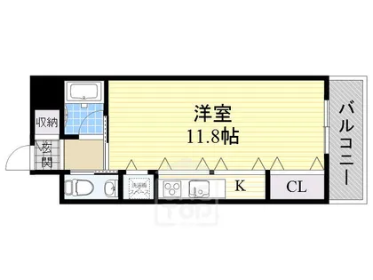 ツインリーブス【11階】の間取り