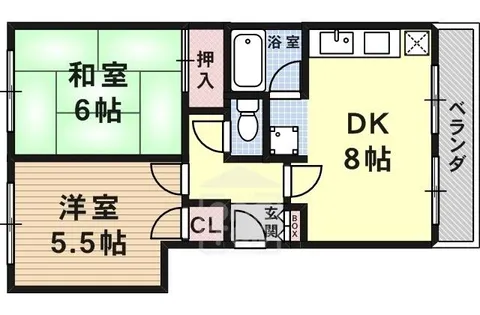 森岡ビル【2階】の間取り
