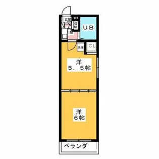 ディスティーノ豊橋 East【301号室】の間取り