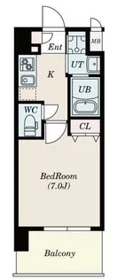 S-FORT難波西【9階】の間取り