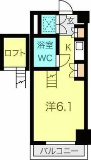 朝日プラザ名古屋ターミナルスクエア【12階】の間取り