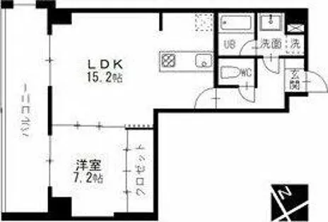 エルミタージュ新栄【7階】の間取り
