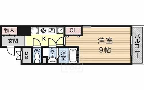 カサ・リベルテ【2階】の間取り