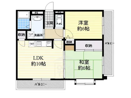 アズウェル【2階】の間取り