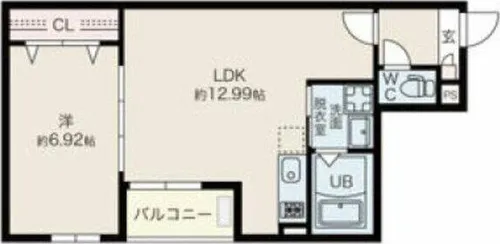 Jack kanseiⅡ【1階】の間取り