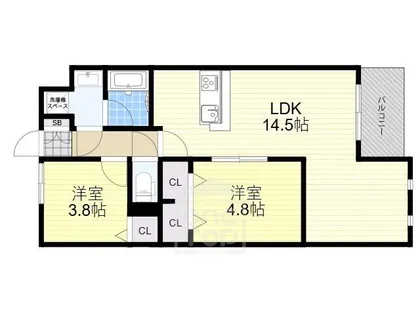 Casa Coco【3階】の間取り