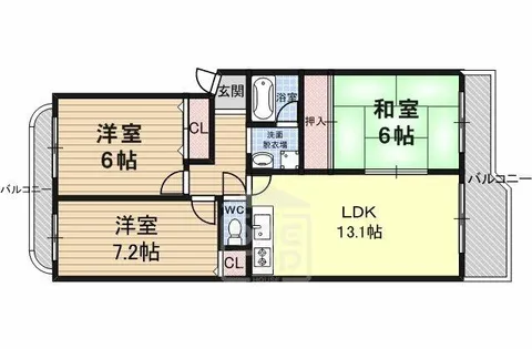 ボア・ソルテ【5階】の間取り