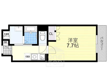 シャンピアコート茨木【2階】の間取り