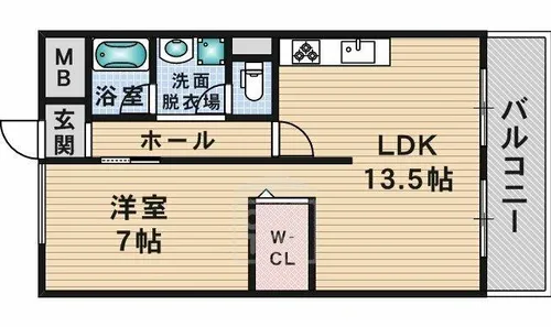 大住ニューハイツ【1階】の間取り