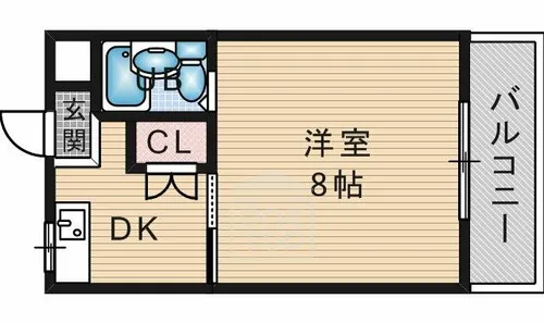 ルーチェ大住【3階】の間取り