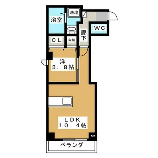 N-STAGE東別院【1階】の間取り
