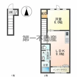 アヴェルラ【2階】の間取り
