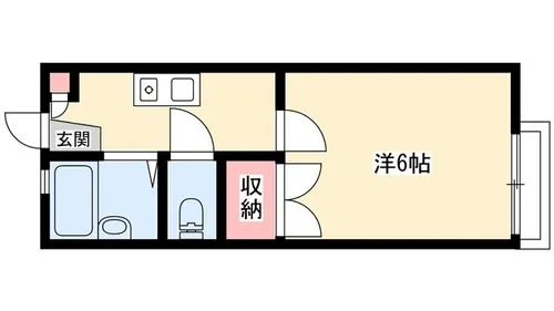 OA FLAT御立中【1099号室】の間取り