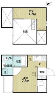 イーグル【2階】の間取り