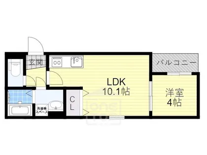 フォレ中穂積EAST【3階】の間取り