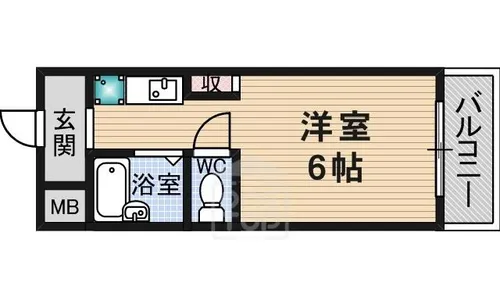 アネックス西村【4階】の間取り