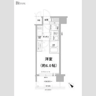 エスリード天王寺町北【5階】の間取り