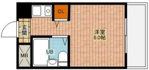 グランドムール都島【4階】の間取り