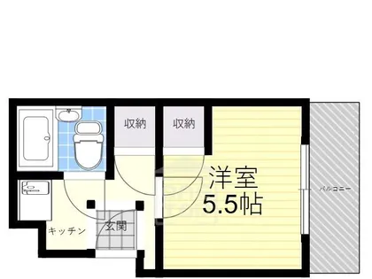 アンフィニィ西河原【3階】の間取り
