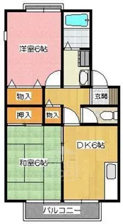 サニーハイツ【2階】の間取り