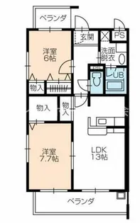 ヴァンティーア【301号室】の間取り