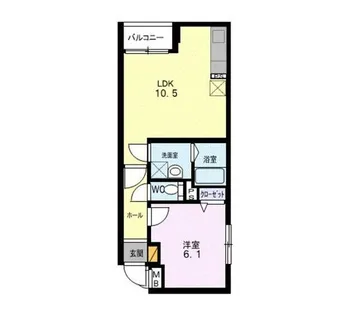 レジデンス北白川【2階】の間取り