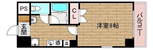 ヴェリッシモ芥川【3階】の間取り
