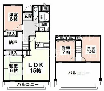エレガンテヒロ【503号室】の間取り