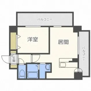 フィール円山【2階】の間取り