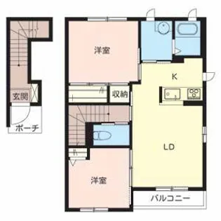シャーメゾン 秋山A【2階】の間取り
