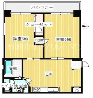 山田ビル【8階】の間取り