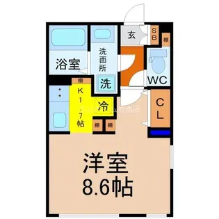 WELL COURT KANDA【3階】の間取り