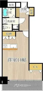 ザ・グランドビュー・オオサカ【3階】の間取り
