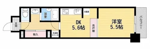 ワイズシャトー京橋【8階】の間取り