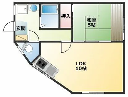 藤井寺大発マンション【3階】の間取り