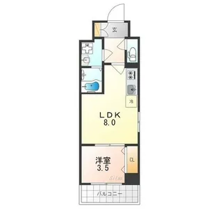 CREST TAPP京都西京極 dex【2階】の間取り