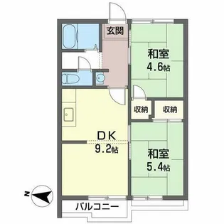 コート・ラフォーレ【0203号室】の間取り