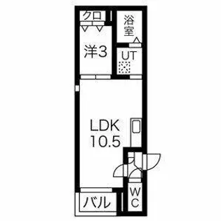 Warren chuoⅠ【201号室】の間取り