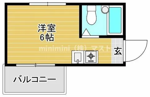 ラパンジール今宮【8階】の間取り