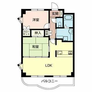 ベルドミール栗東【0401号室】の間取り