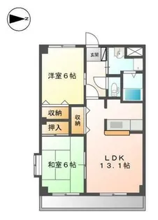 グランヴェール【3階】の間取り