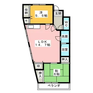Lucie春日井【4階】の間取り