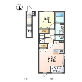 レミリア【2階】の間取り