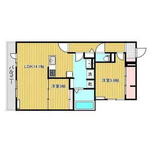 Clashist新森【3階】の間取り