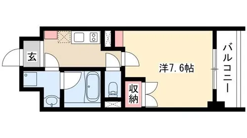 アマーレ葵【6階】の間取り