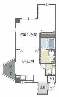 COURT HOUSE【4階】の間取り