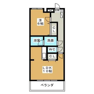 フォンテーヌ峯【5階】の間取り