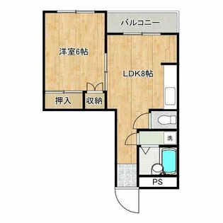 N court 我孫子【2階】の間取り