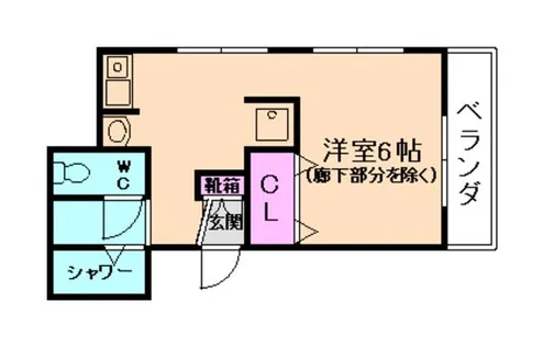 STEADY箕面【2階】の間取り